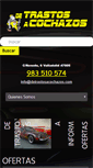 Mobile Screenshot of detrastosacochazos.com